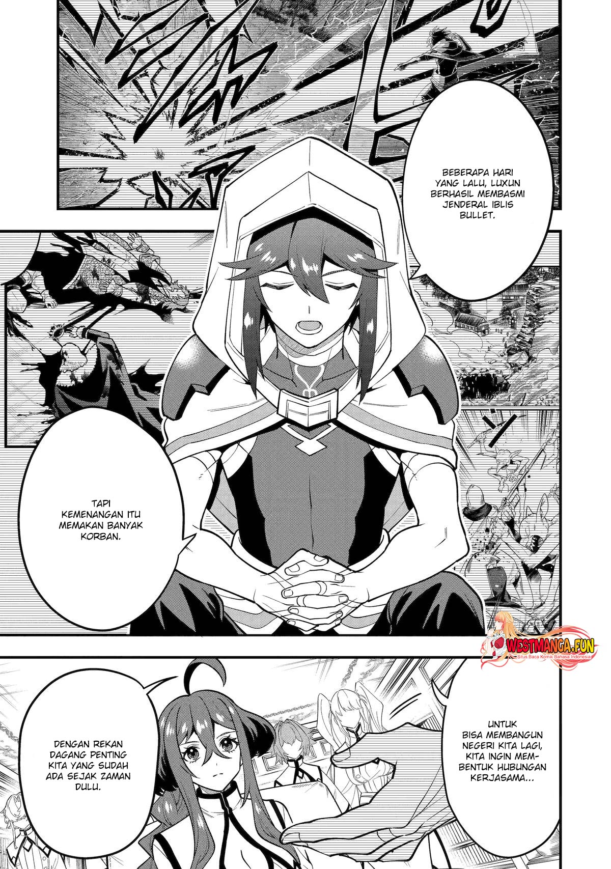 Kouryakuhon o Kushi Suru Saikyou no Mahoutsukai ~”meirei sa sero” to wa Iwa Senai Oreryuu Mao Tobatsu Saizen Ruuto ~ Chapter 62 - halaman 5