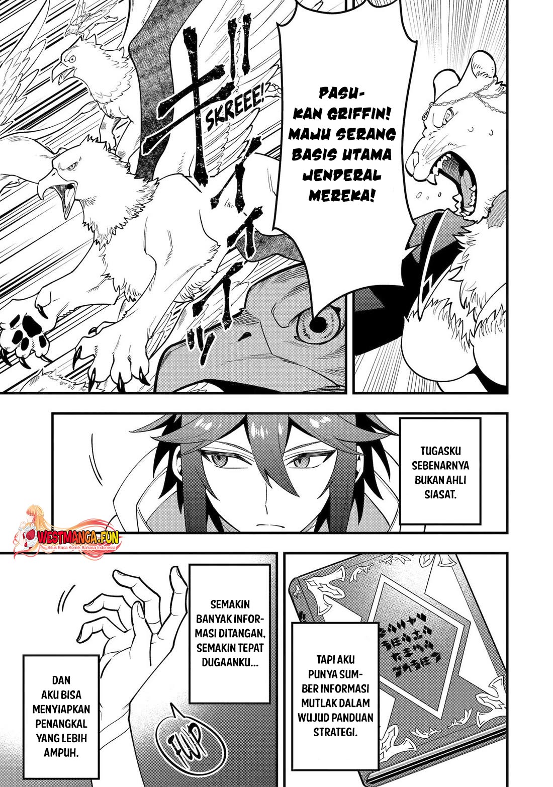 Kouryakuhon o Kushi Suru Saikyou no Mahoutsukai ~”meirei sa sero” to wa Iwa Senai Oreryuu Mao Tobatsu Saizen Ruuto ~ Chapter 64 - halaman 17