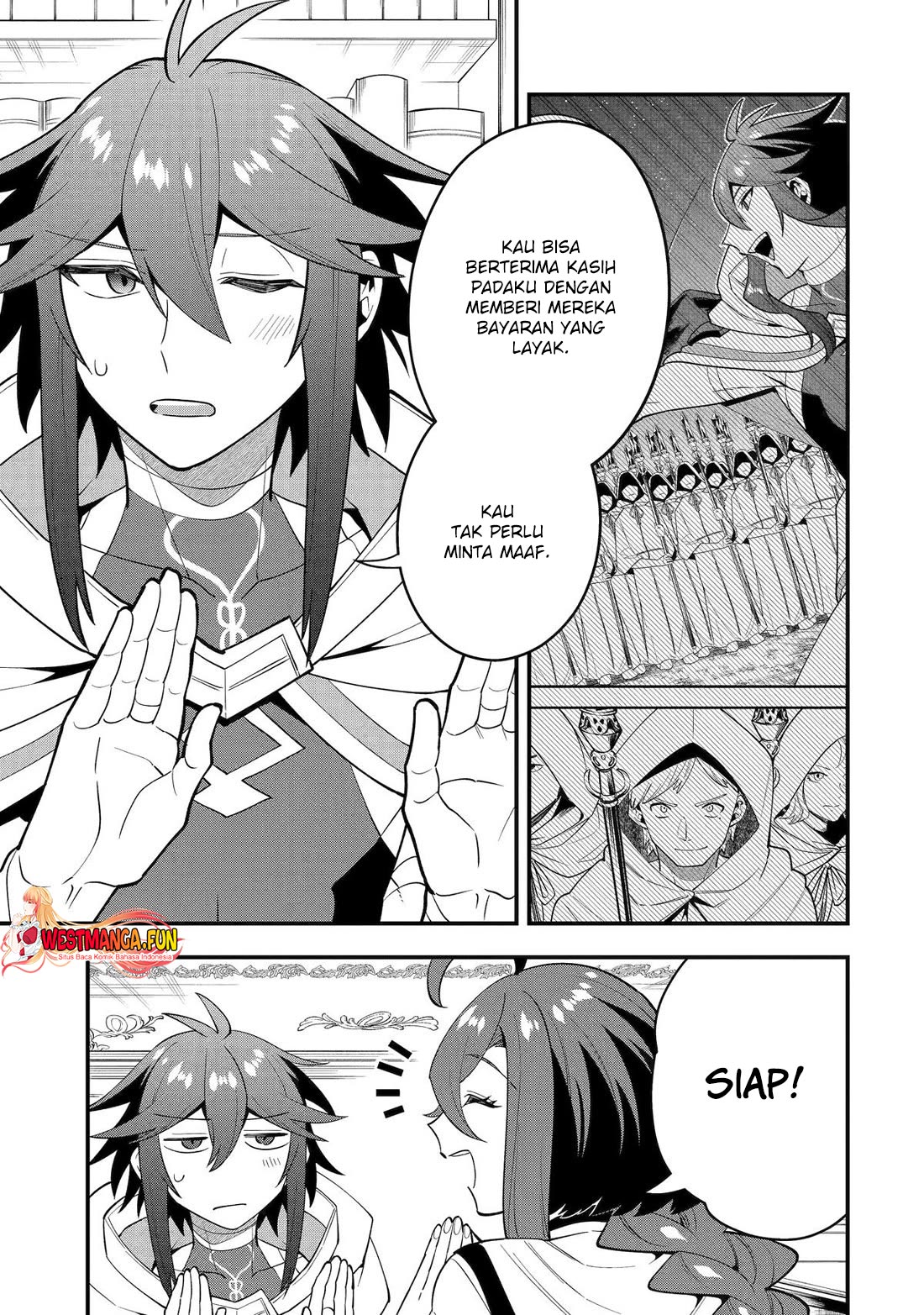 Kouryakuhon o Kushi Suru Saikyou no Mahoutsukai ~”meirei sa sero” to wa Iwa Senai Oreryuu Mao Tobatsu Saizen Ruuto ~ Chapter 64 - halaman 25