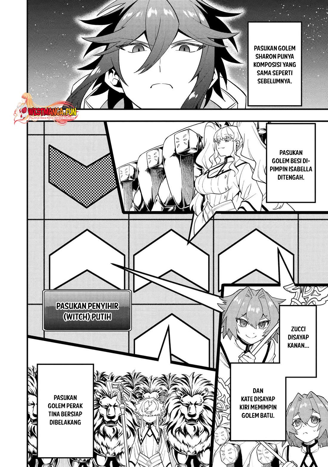 Kouryakuhon o Kushi Suru Saikyou no Mahoutsukai ~”meirei sa sero” to wa Iwa Senai Oreryuu Mao Tobatsu Saizen Ruuto ~ Chapter 64 - halaman 3