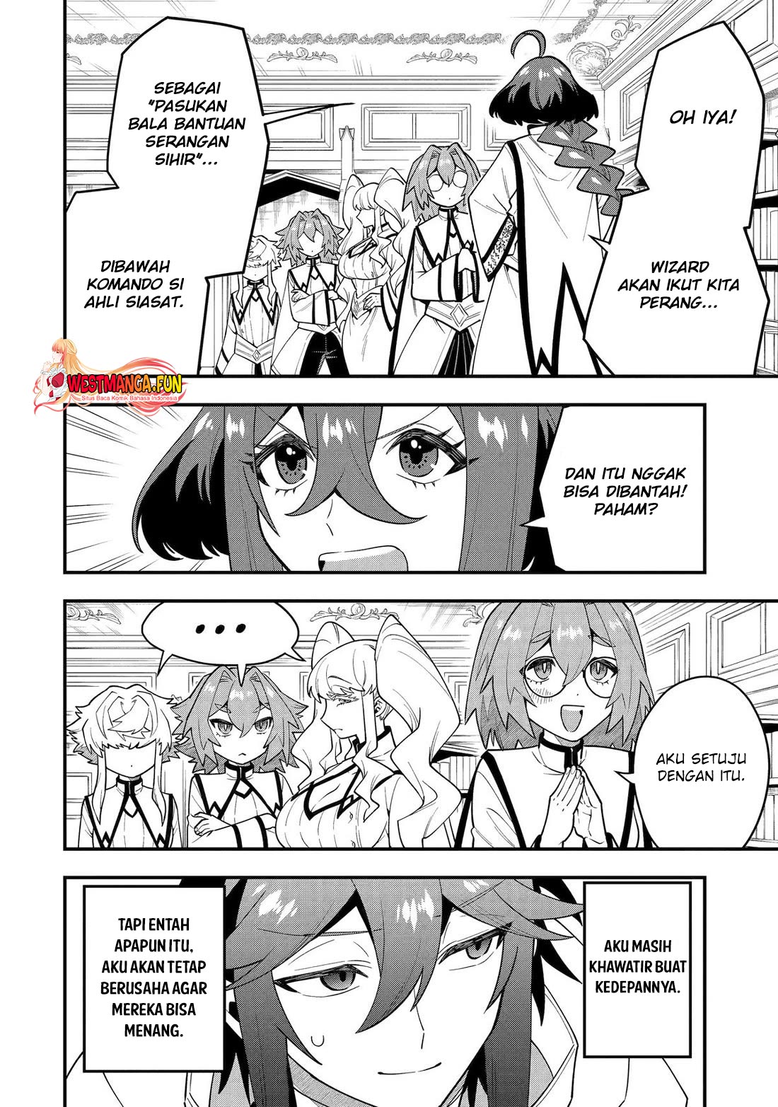 Kouryakuhon o Kushi Suru Saikyou no Mahoutsukai ~”meirei sa sero” to wa Iwa Senai Oreryuu Mao Tobatsu Saizen Ruuto ~ Chapter 64 - halaman 32