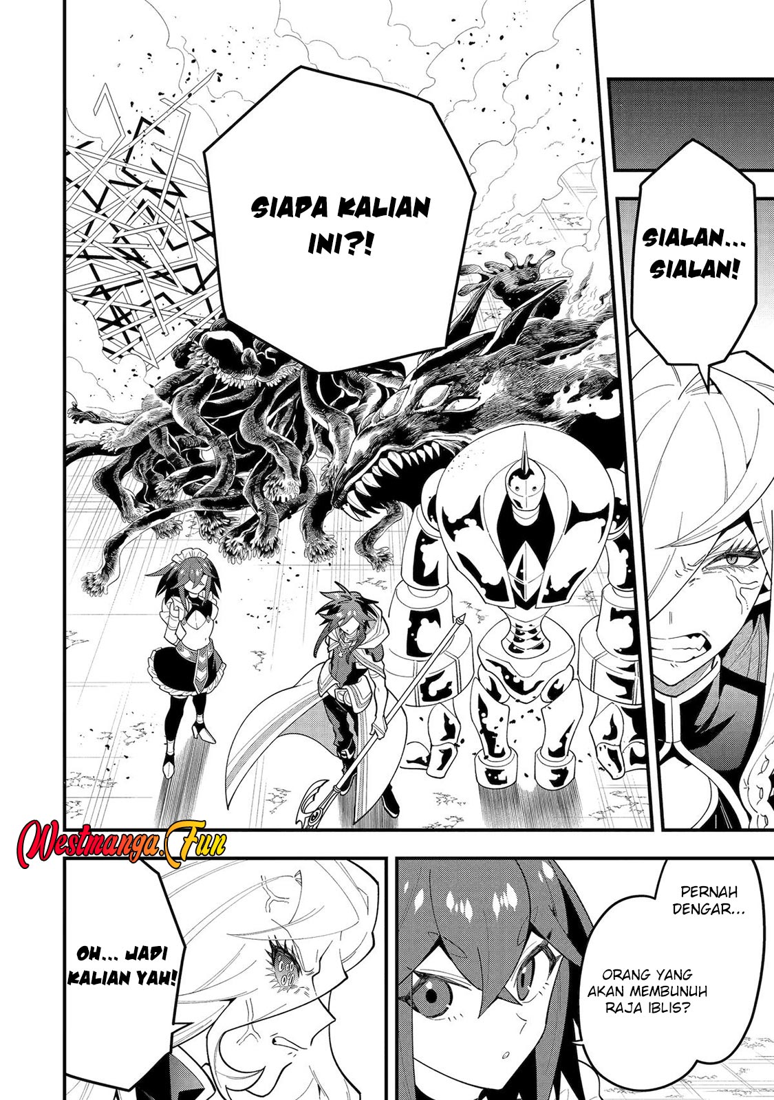 Kouryakuhon o Kushi Suru Saikyou no Mahoutsukai ~”meirei sa sero” to wa Iwa Senai Oreryuu Mao Tobatsu Saizen Ruuto ~ Chapter 66 - halaman 10