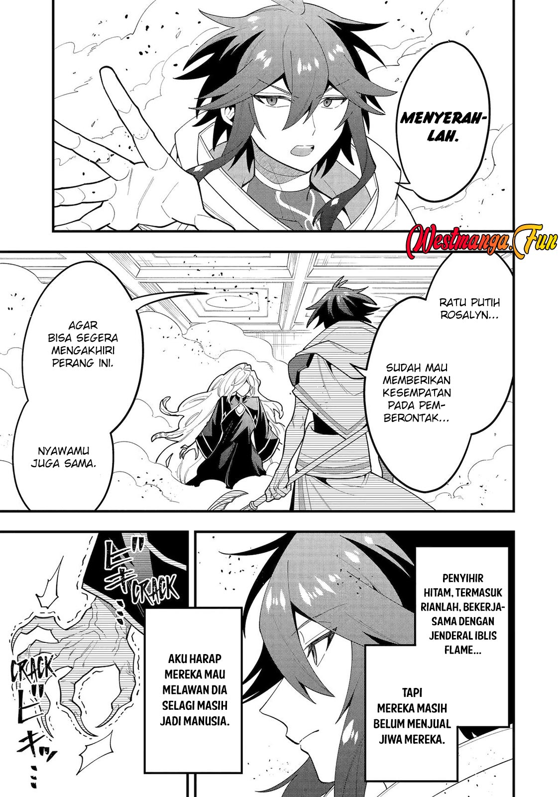 Kouryakuhon o Kushi Suru Saikyou no Mahoutsukai ~”meirei sa sero” to wa Iwa Senai Oreryuu Mao Tobatsu Saizen Ruuto ~ Chapter 66 - halaman 11