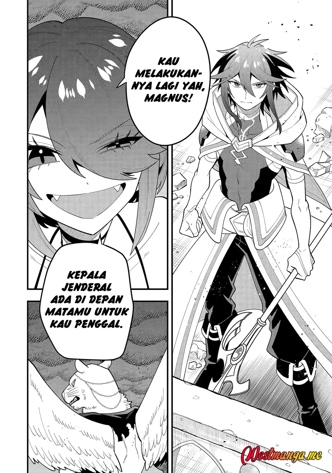 Kouryakuhon o Kushi Suru Saikyou no Mahoutsukai ~”meirei sa sero” to wa Iwa Senai Oreryuu Mao Tobatsu Saizen Ruuto ~ Chapter 69 - halaman 31