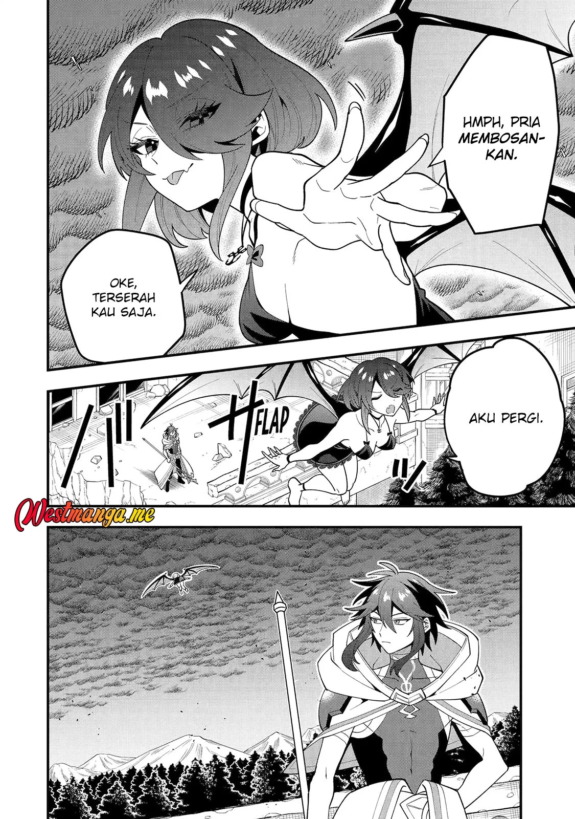 Kouryakuhon o Kushi Suru Saikyou no Mahoutsukai ~”meirei sa sero” to wa Iwa Senai Oreryuu Mao Tobatsu Saizen Ruuto ~ Chapter 69 - halaman 43
