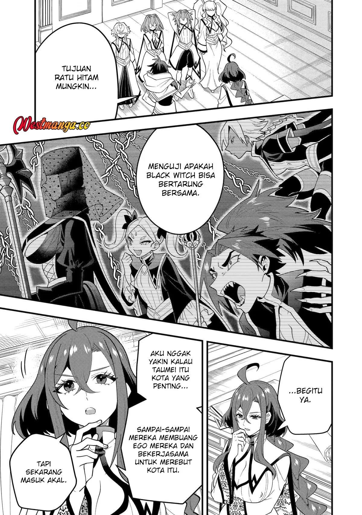 Kouryakuhon o Kushi Suru Saikyou no Mahoutsukai ~”meirei sa sero” to wa Iwa Senai Oreryuu Mao Tobatsu Saizen Ruuto ~ Chapter 73 - halaman 17