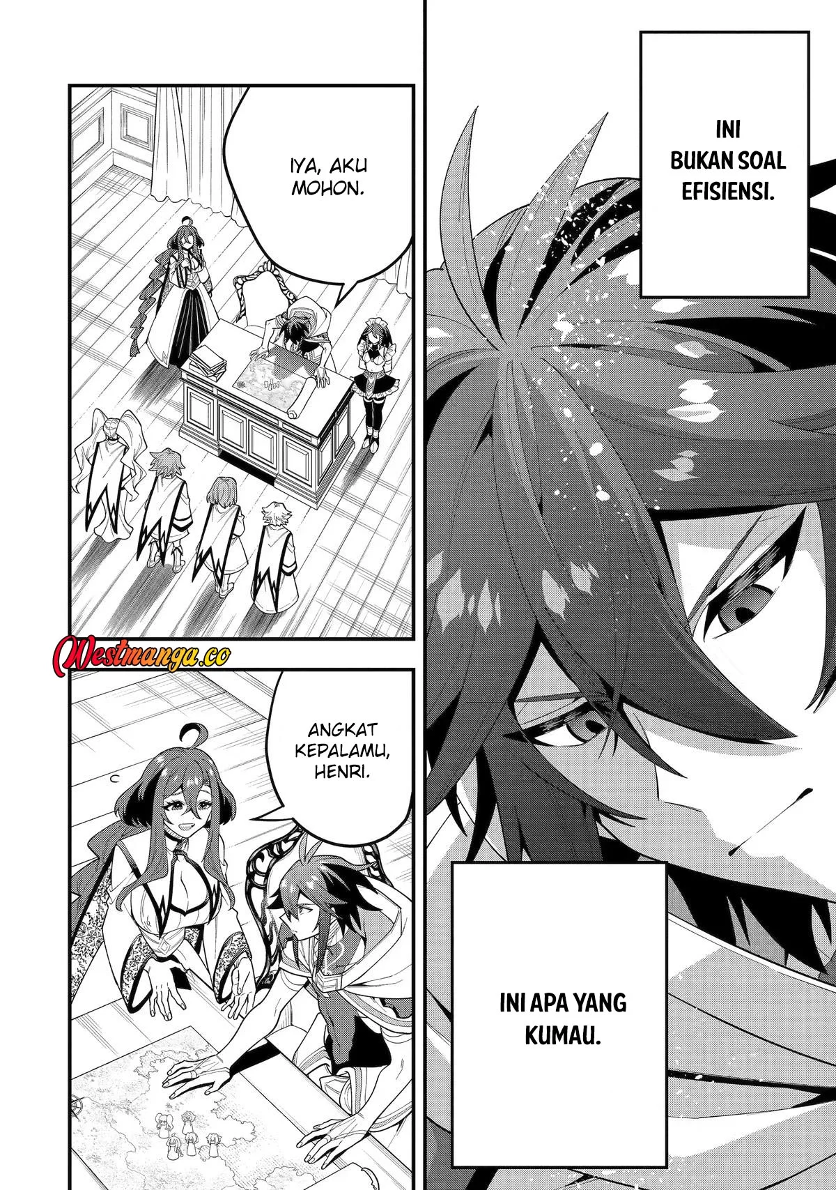 Kouryakuhon o Kushi Suru Saikyou no Mahoutsukai ~”meirei sa sero” to wa Iwa Senai Oreryuu Mao Tobatsu Saizen Ruuto ~ Chapter 73 - halaman 43