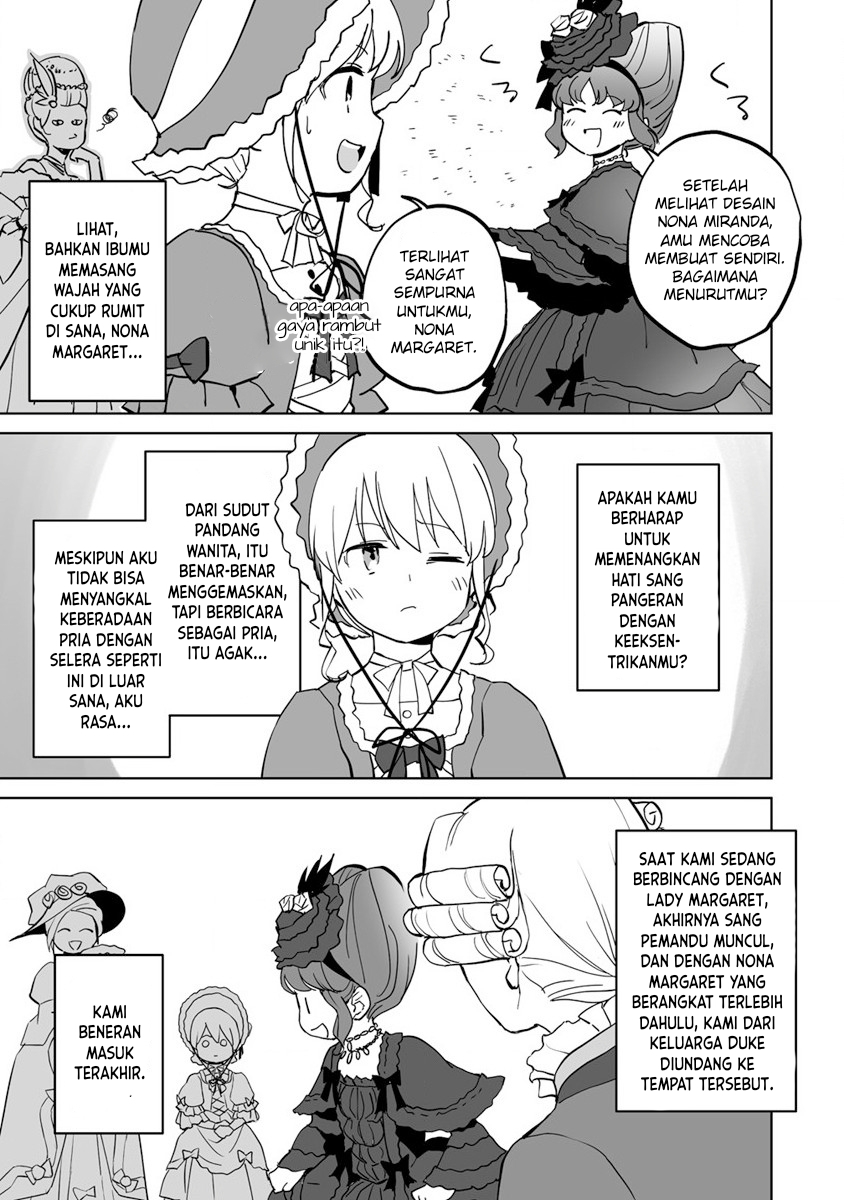 Koushaku Reijou ni Tensei shiteshimatta node, Mental Otome na Ore wa, Zenryoku de Onnanoko wo Tanoshimimasu Chapter 10 - halaman 23