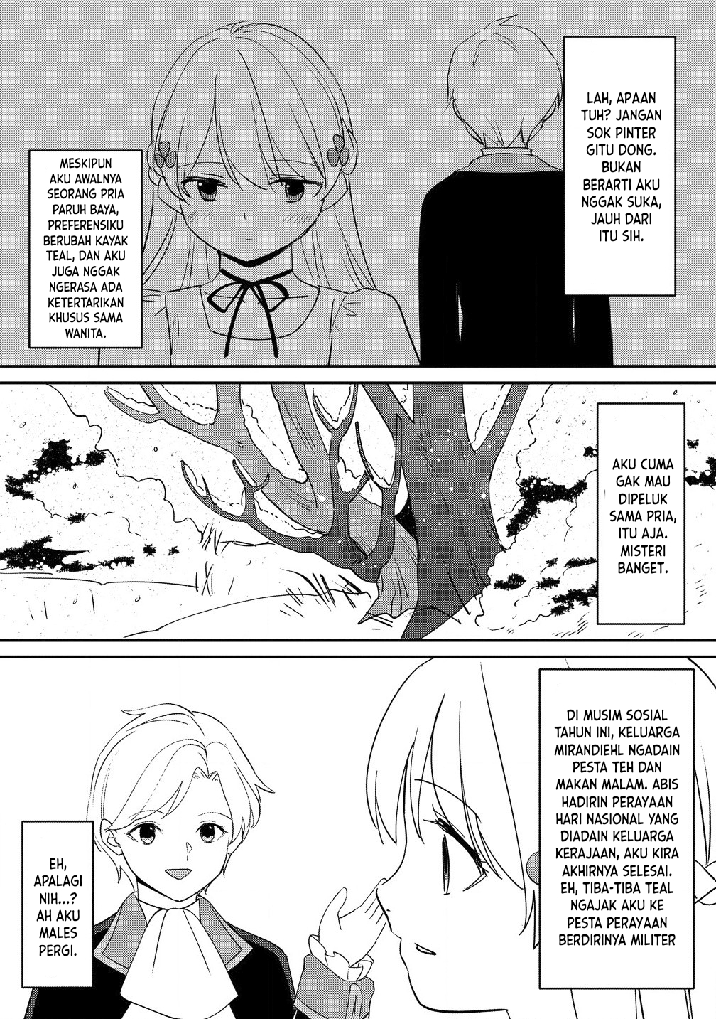 Koushaku Reijou ni Tensei shiteshimatta node, Mental Otome na Ore wa, Zenryoku de Onnanoko wo Tanoshimimasu Chapter 24 - halaman 12