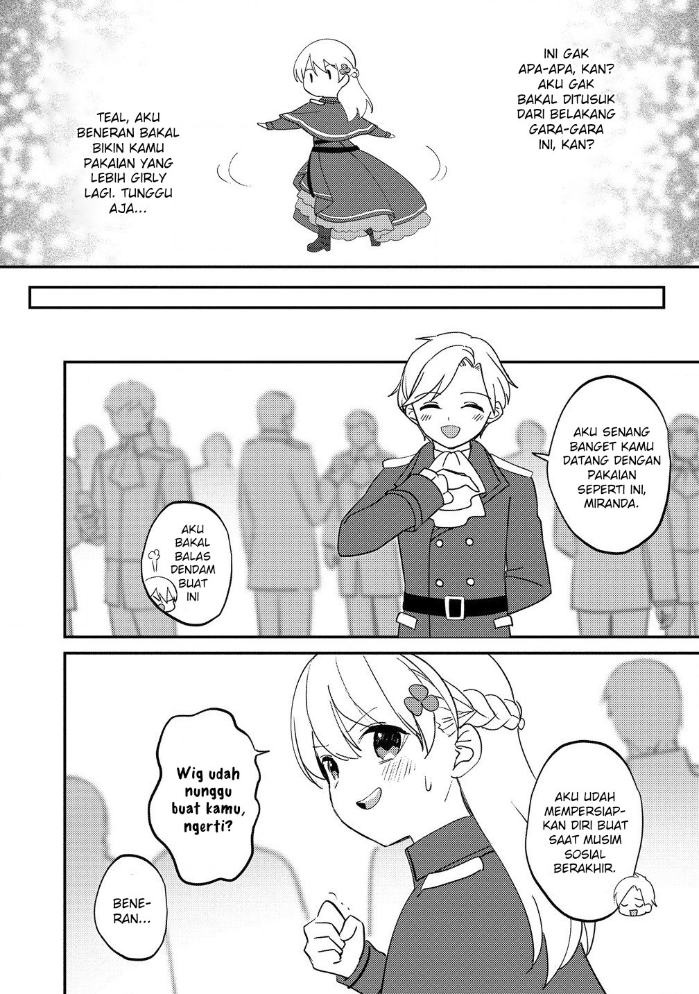 Koushaku Reijou ni Tensei shiteshimatta node, Mental Otome na Ore wa, Zenryoku de Onnanoko wo Tanoshimimasu Chapter 24 - halaman 15