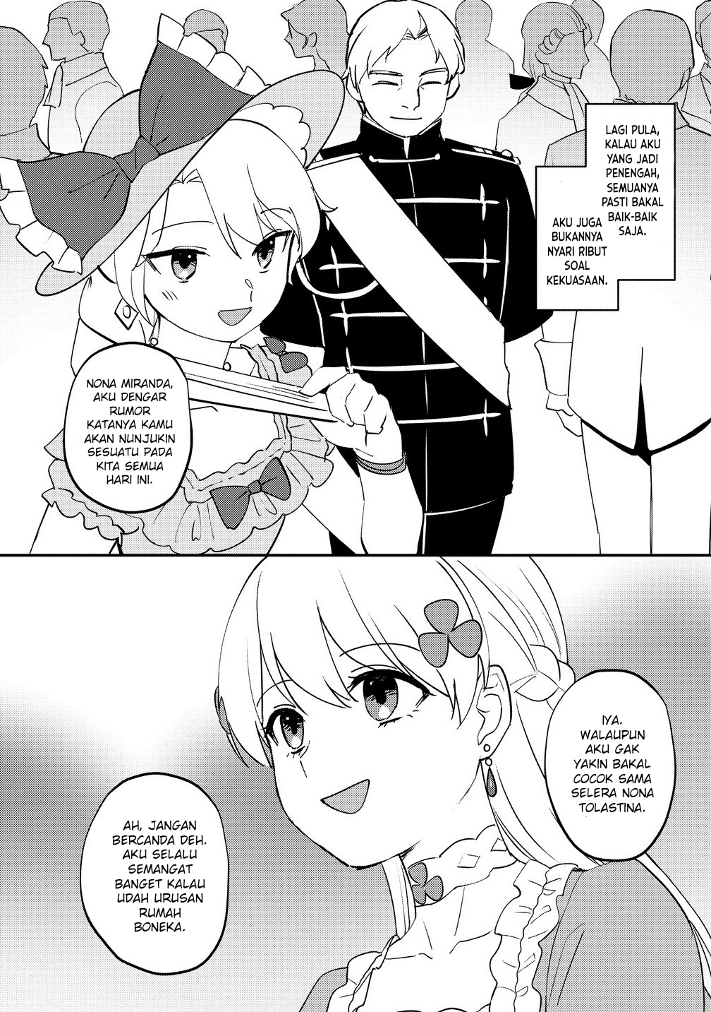 Koushaku Reijou ni Tensei shiteshimatta node, Mental Otome na Ore wa, Zenryoku de Onnanoko wo Tanoshimimasu Chapter 27 - halaman 9