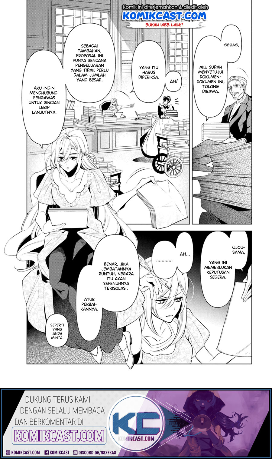 Koushaku Reijou no Tashinami Chapter 55 - halaman 6