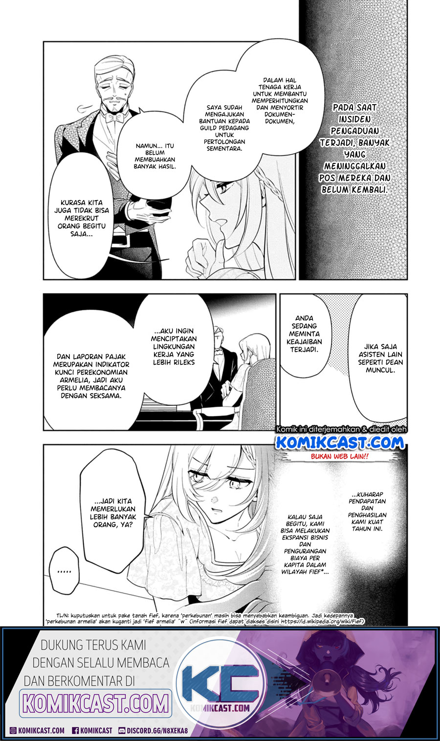 Koushaku Reijou no Tashinami Chapter 55 - halaman 8