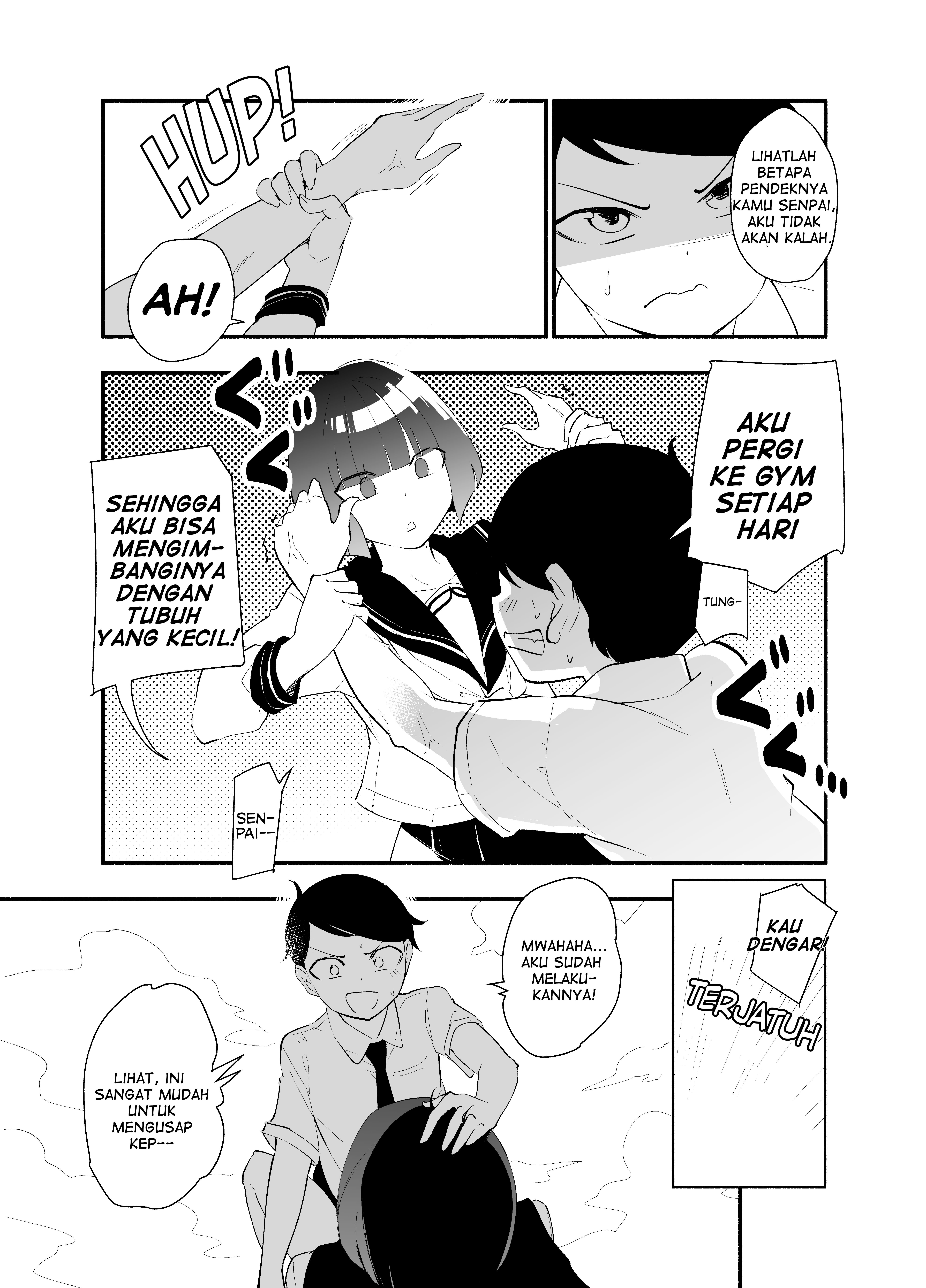 Koushinchou Kouhai ♀ to Teishinchou Senpai ♂ ga Renai ni Hattensuru made. Chapter 1 - halaman 5