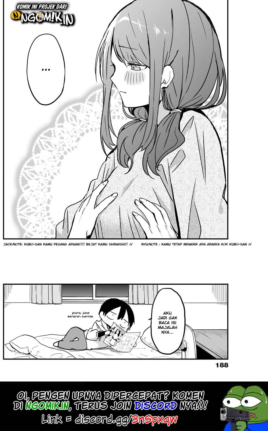 Kubo-san wa Boku (Mobu) wo Yurusanai Chapter 10 - halaman 13