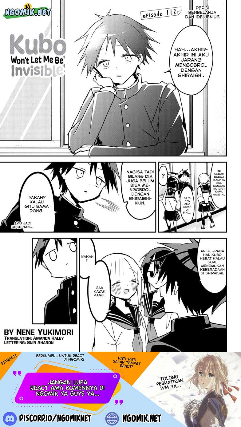 Kubo-san wa Boku (Mobu) wo Yurusanai Chapter 112 - halaman 2
