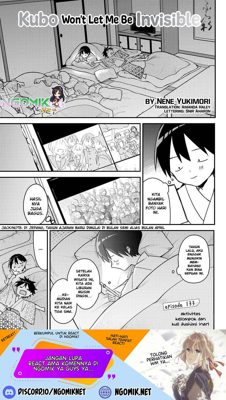 Kubo-san wa Boku (Mobu) wo Yurusanai Chapter 133 - halaman 2