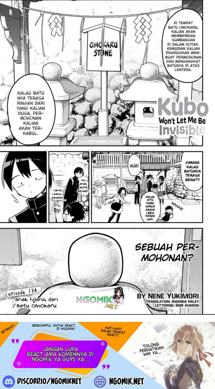 Kubo-san wa Boku (Mobu) wo Yurusanai Chapter 134 - halaman 2