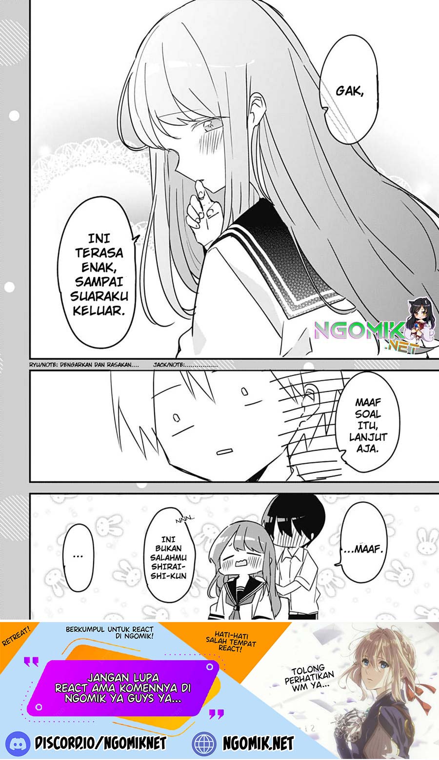 Kubo-san wa Boku (Mobu) wo Yurusanai Chapter 136.1 - halaman 8