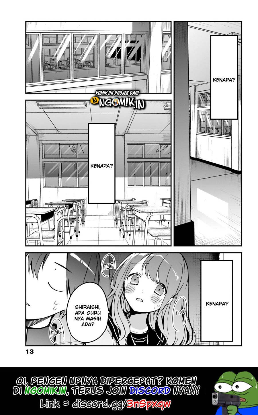 Kubo-san wa Boku (Mobu) wo Yurusanai Chapter 14.5 - halaman 4