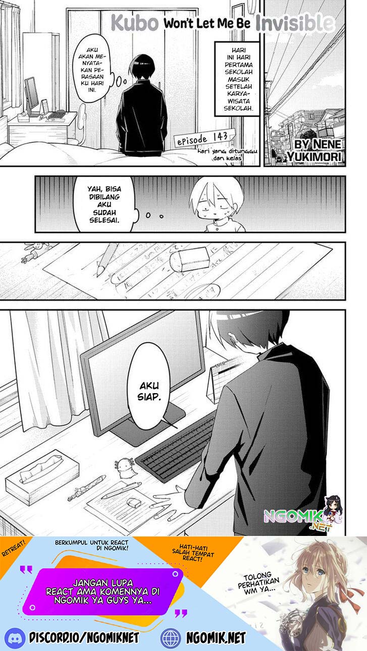 Kubo-san wa Boku (Mobu) wo Yurusanai Chapter 143 - halaman 2