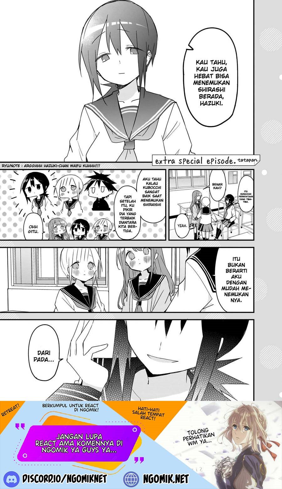 Kubo-san wa Boku (Mobu) wo Yurusanai Chapter 145.2 - halaman 2