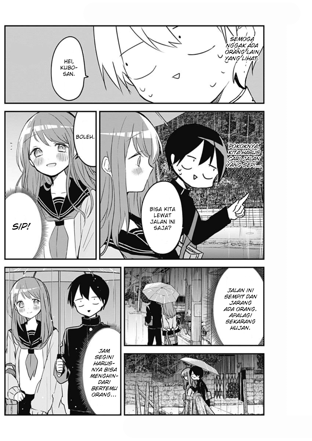 Kubo-san wa Boku (Mobu) wo Yurusanai Chapter 23 - halaman 9