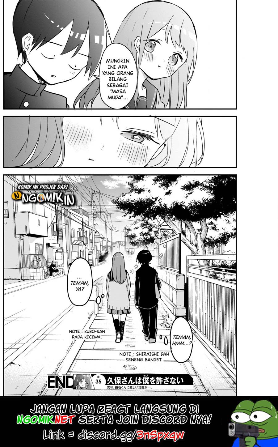 Kubo-san wa Boku (Mobu) wo Yurusanai Chapter 35 - halaman 13