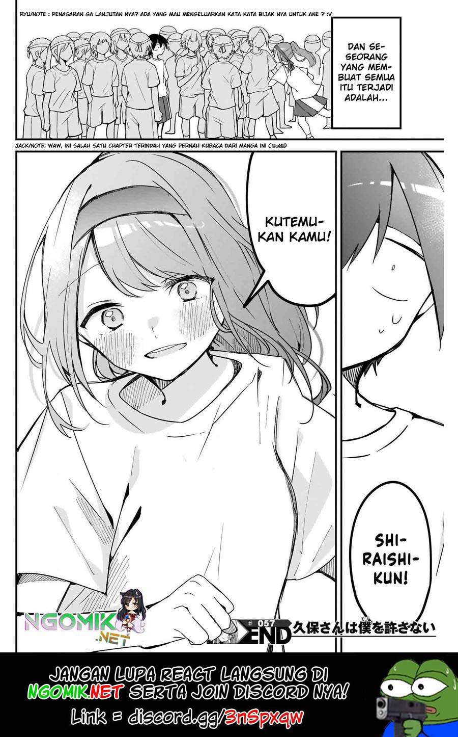 Kubo-san wa Boku (Mobu) wo Yurusanai Chapter 57 - halaman 12