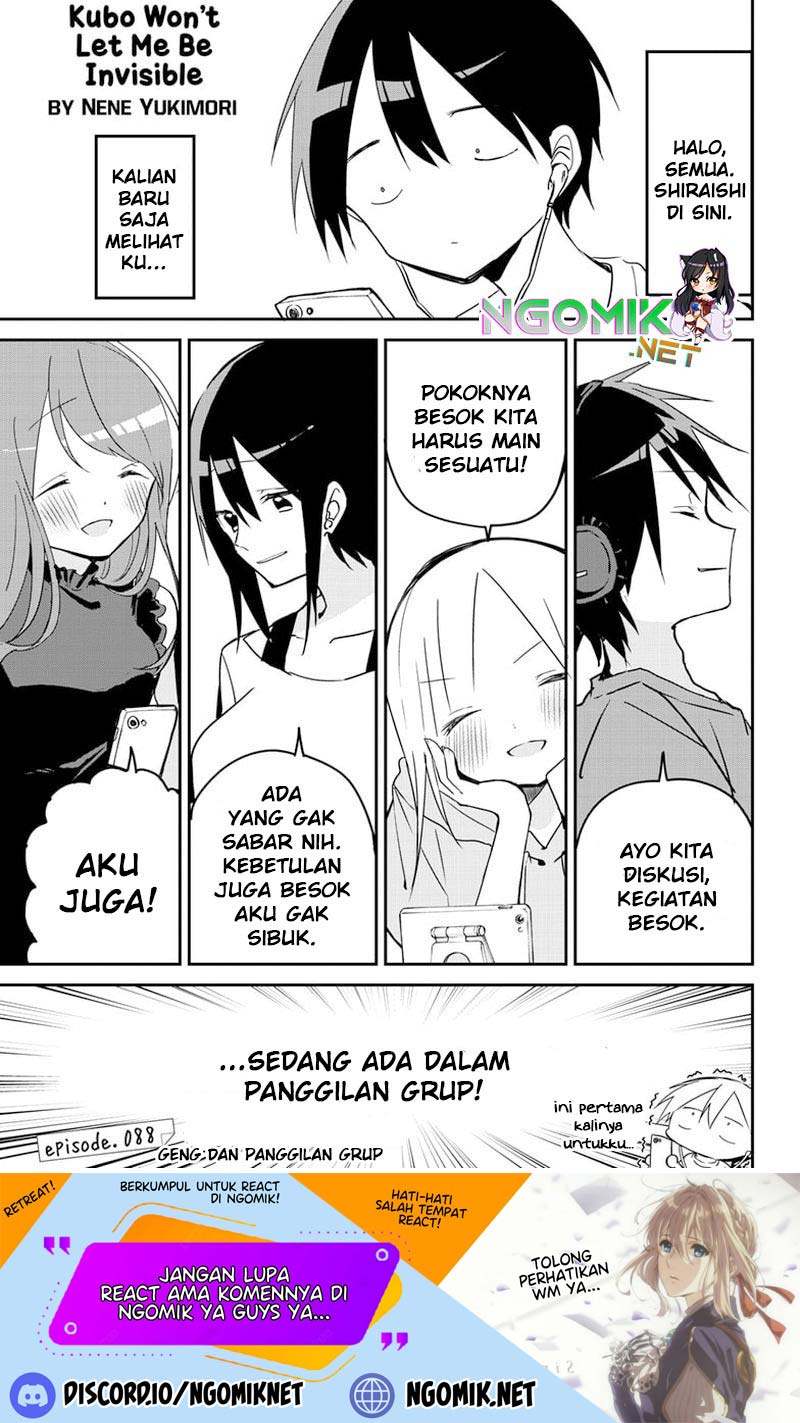 Kubo-san wa Boku (Mobu) wo Yurusanai Chapter 88 - halaman 2