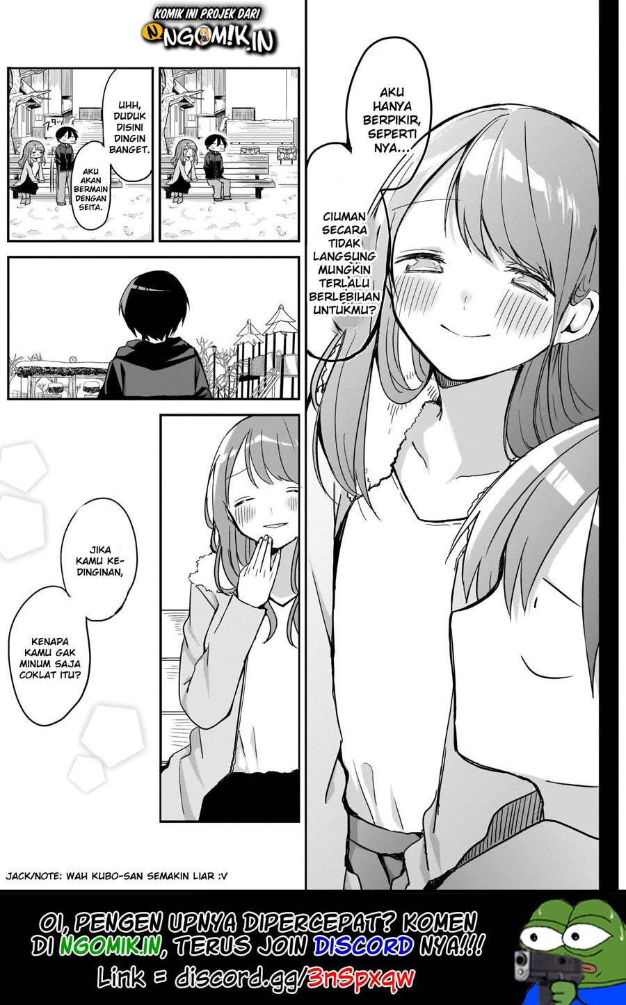Kubo-san wa Boku (Mobu) wo Yurusanai Chapter 9 - halaman 13