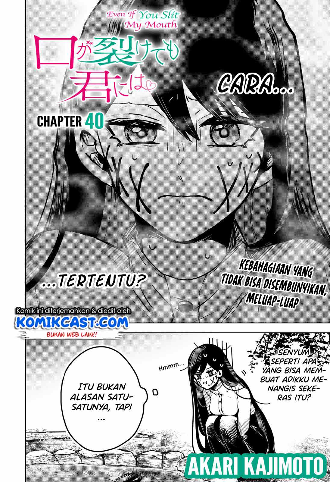 Kuchi ga Saketemo Kimi ni wa Chapter 40 - halaman 3