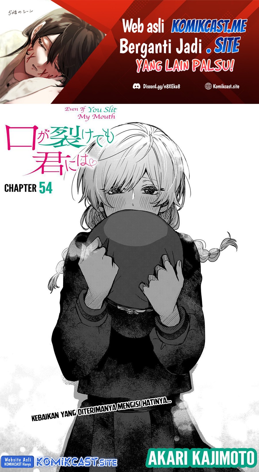 Kuchi ga Saketemo Kimi ni wa Chapter 54 - halaman 2