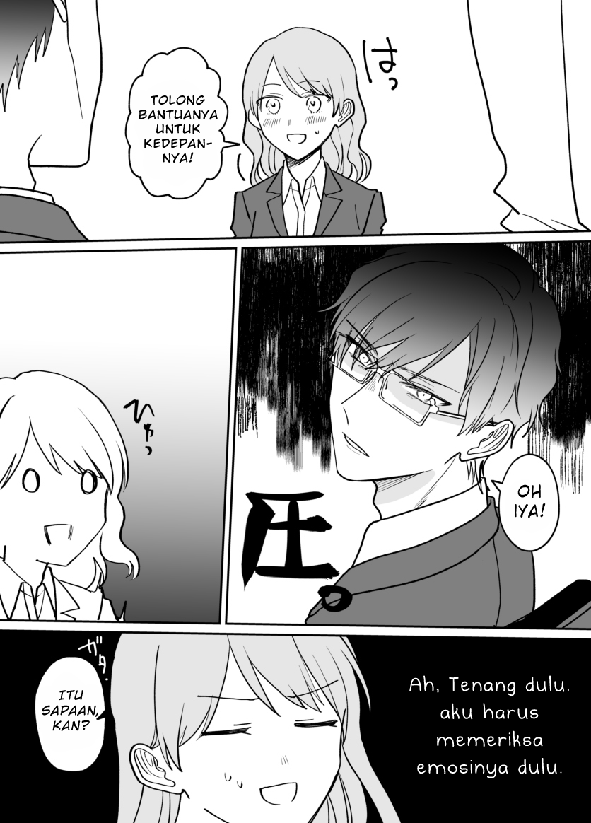 Kuki ga “yomeru” shunnyushain to buaiso na sempai no hanashi Chapter 1 - halaman 4