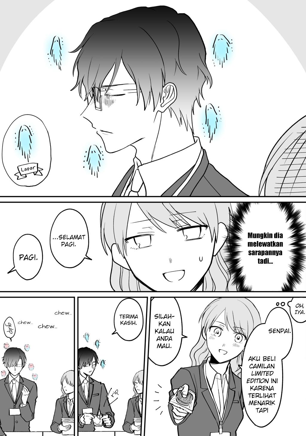 Kuki ga “yomeru” shunnyushain to buaiso na sempai no hanashi Chapter 2 - halaman 3