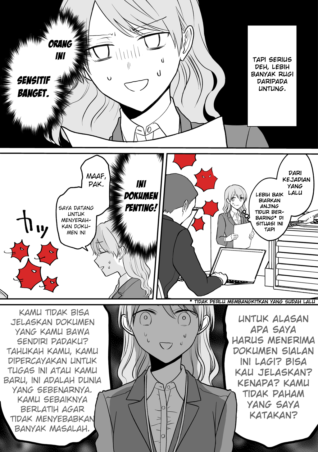 Kuki ga “yomeru” shunnyushain to buaiso na sempai no hanashi Chapter 3 - halaman 2