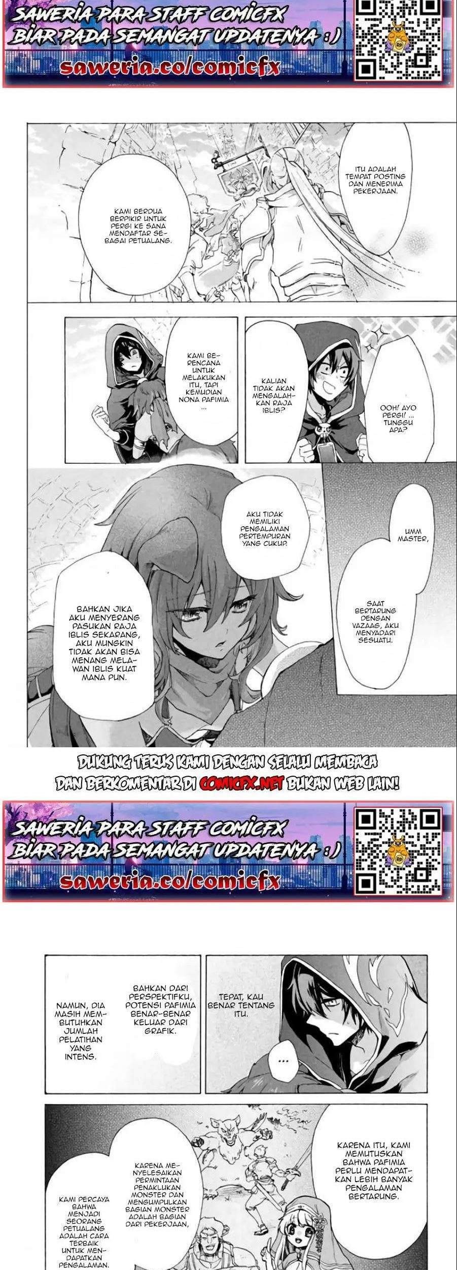“Kukuku… He is the weakest of the Four Heavenly Monarchs.” I was dismissed from my job but somehow I became the master of a hero and a holy maiden. Chapter 2.2 - halaman 3