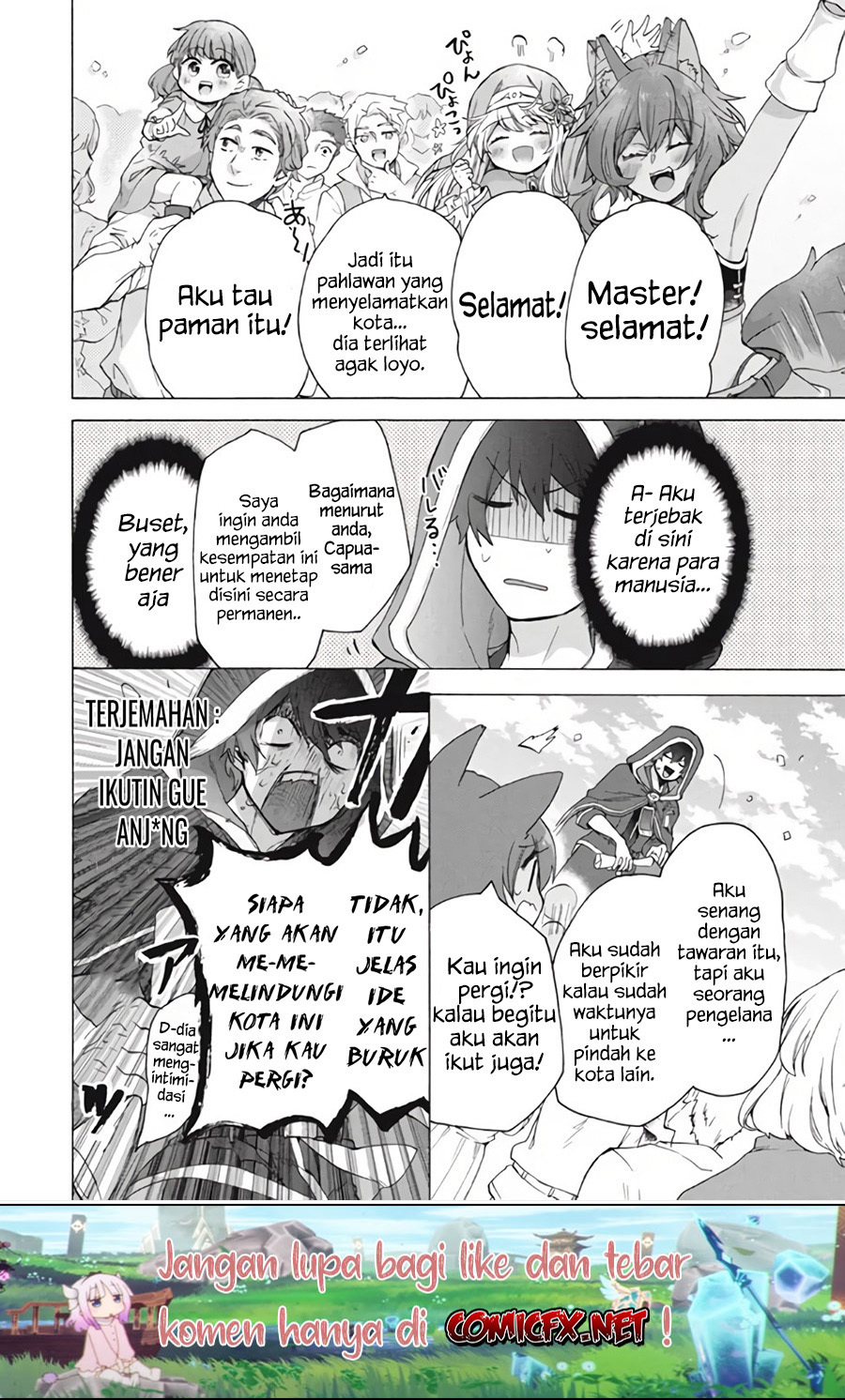 "Kukuku....... Yatsu wa Shitennou no Naka demo Saijaku" to Kaiko sareta Ore, Naze ka Yuusha to Seijo no Shishou ni Naru Chapter 10.2 - halaman 10