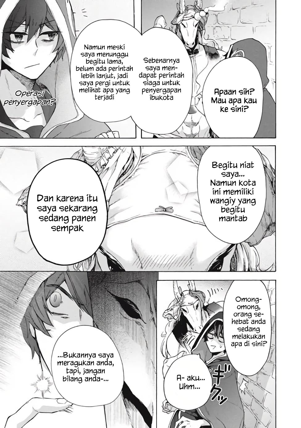 "Kukuku....... Yatsu wa Shitennou no Naka demo Saijaku" to Kaiko sareta Ore, Naze ka Yuusha to Seijo no Shishou ni Naru Chapter 11.1 - halaman 5