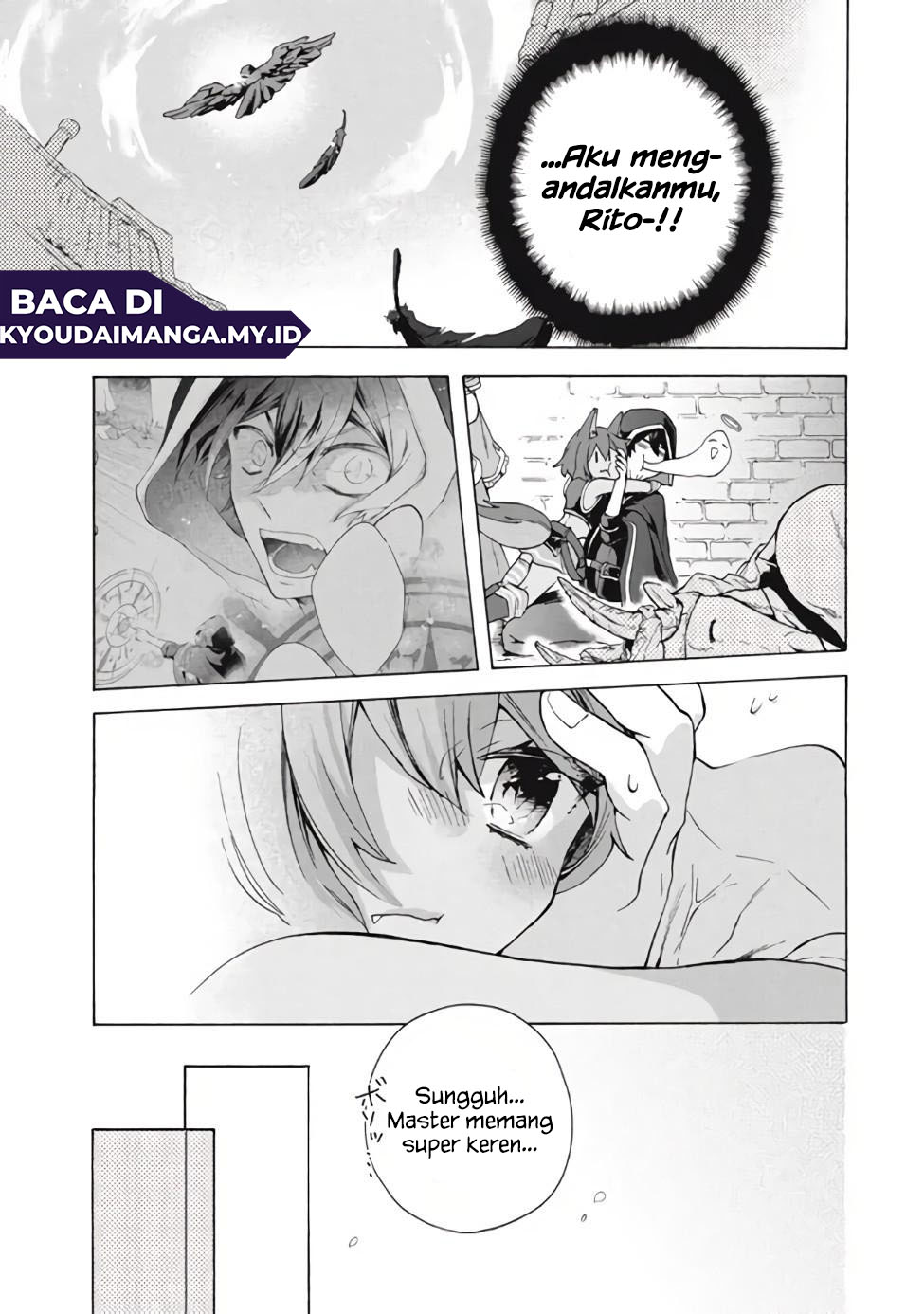 "Kukuku....... Yatsu wa Shitennou no Naka demo Saijaku" to Kaiko sareta Ore, Naze ka Yuusha to Seijo no Shishou ni Naru Chapter 11.1 - halaman 9