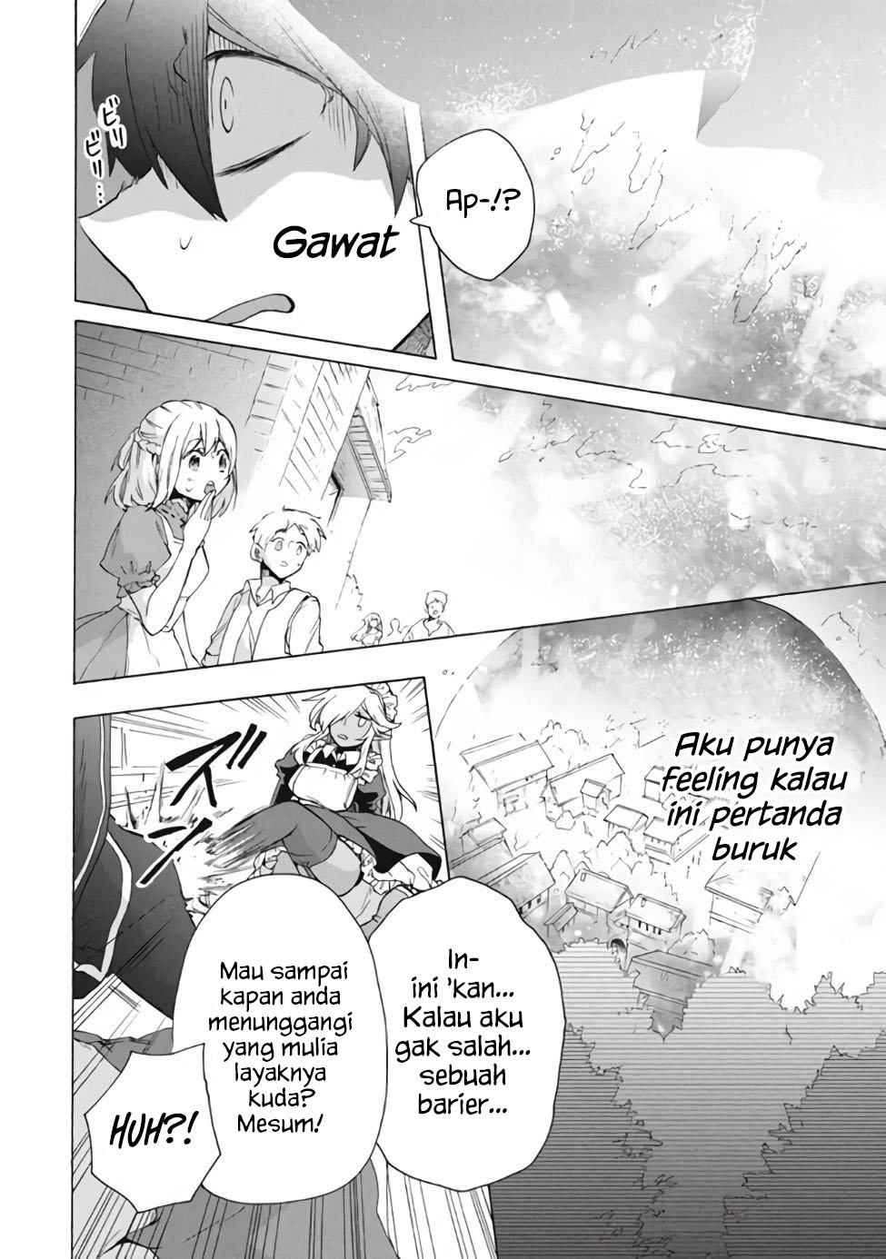 "Kukuku....... Yatsu wa Shitennou no Naka demo Saijaku" to Kaiko sareta Ore, Naze ka Yuusha to Seijo no Shishou ni Naru Chapter 11.2 - halaman 17