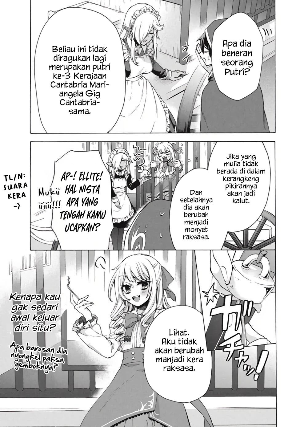 "Kukuku....... Yatsu wa Shitennou no Naka demo Saijaku" to Kaiko sareta Ore, Naze ka Yuusha to Seijo no Shishou ni Naru Chapter 11.2 - halaman 9