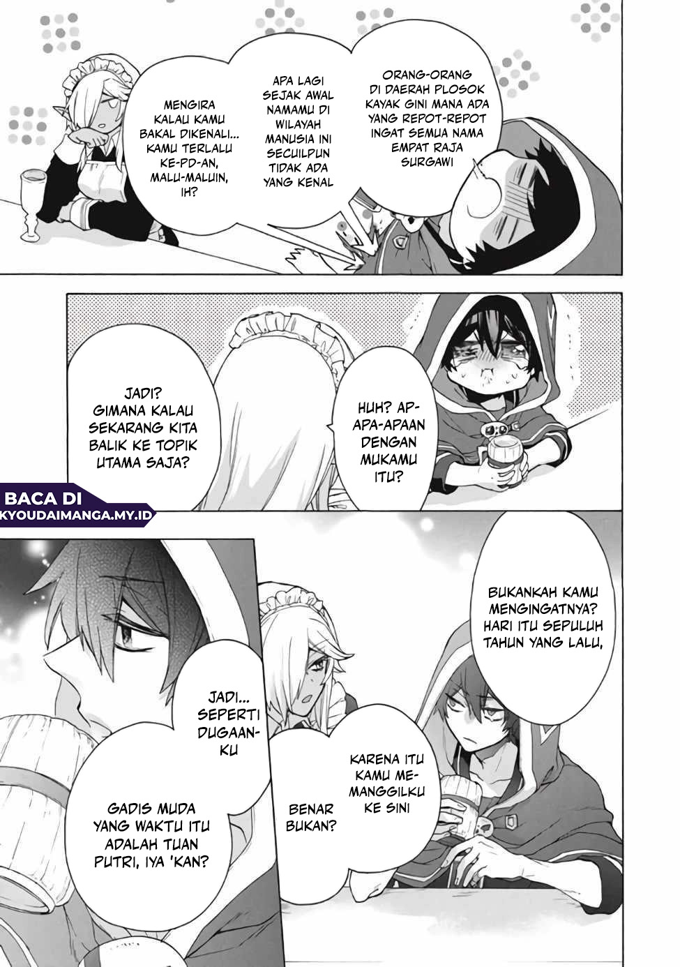"Kukuku....... Yatsu wa Shitennou no Naka demo Saijaku" to Kaiko sareta Ore, Naze ka Yuusha to Seijo no Shishou ni Naru Chapter 12.2 - halaman 3