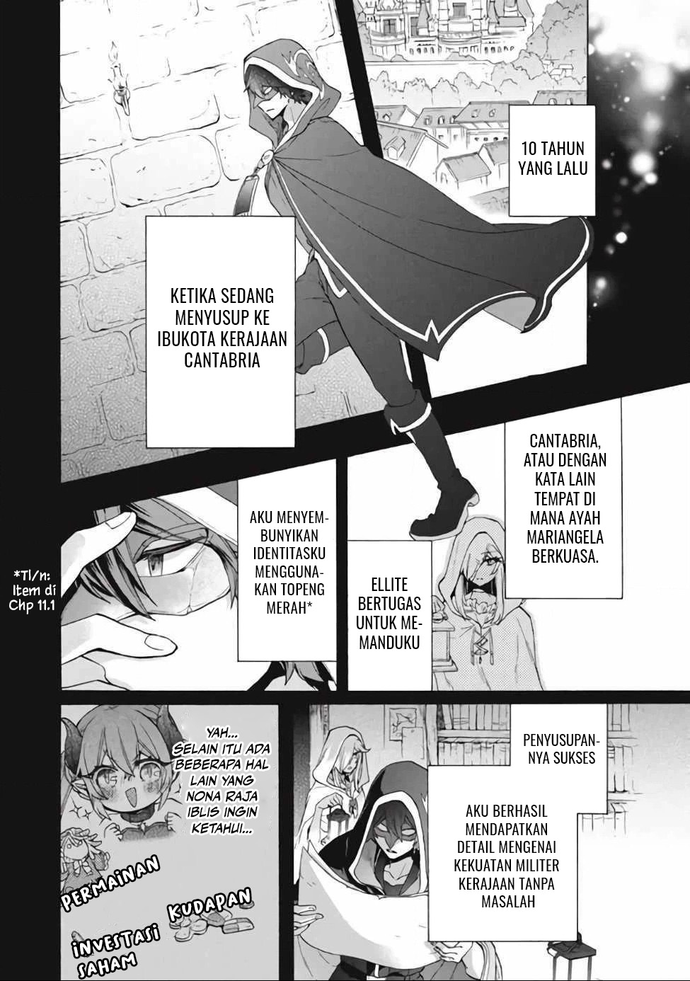 "Kukuku....... Yatsu wa Shitennou no Naka demo Saijaku" to Kaiko sareta Ore, Naze ka Yuusha to Seijo no Shishou ni Naru Chapter 12.2 - halaman 5