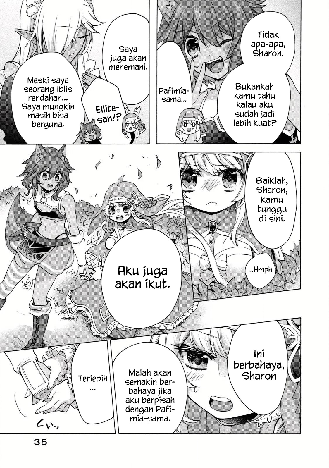 "Kukuku....... Yatsu wa Shitennou no Naka demo Saijaku" to Kaiko sareta Ore, Naze ka Yuusha to Seijo no Shishou ni Naru Chapter 14.1 - halaman 11