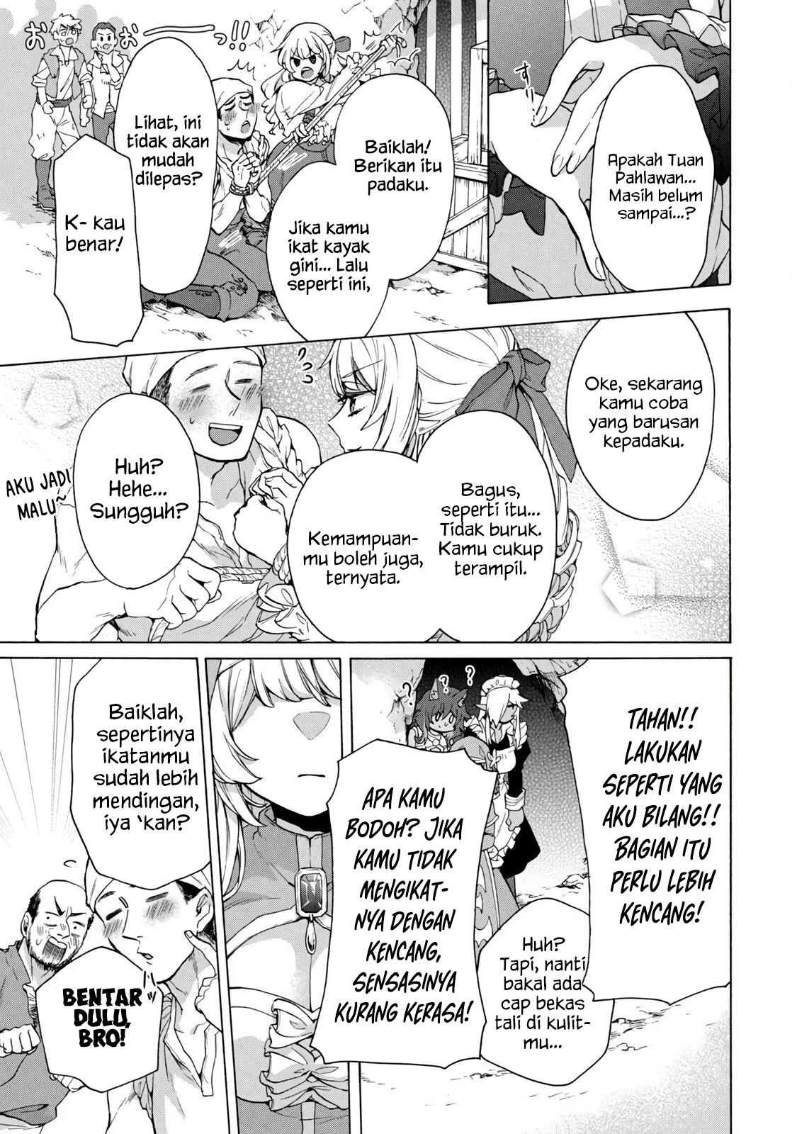 "Kukuku....... Yatsu wa Shitennou no Naka demo Saijaku" to Kaiko sareta Ore, Naze ka Yuusha to Seijo no Shishou ni Naru Chapter 14.1 - halaman 15
