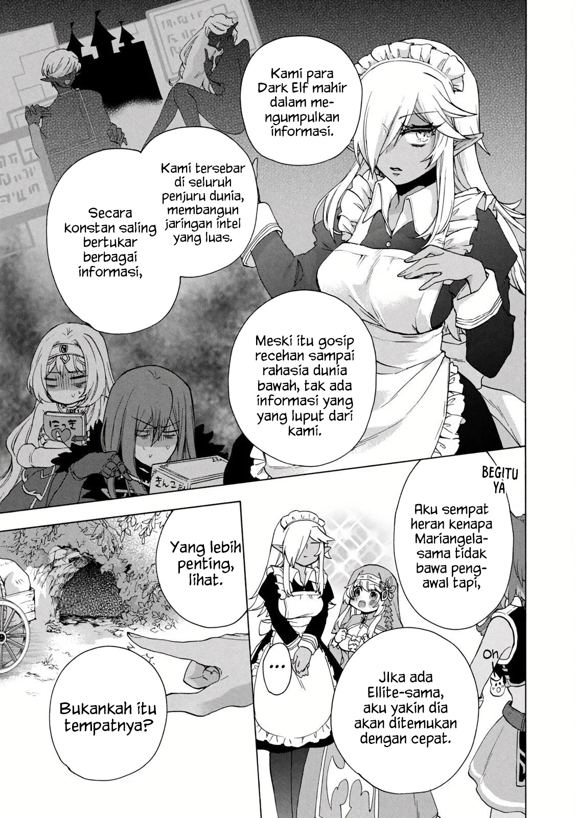 "Kukuku....... Yatsu wa Shitennou no Naka demo Saijaku" to Kaiko sareta Ore, Naze ka Yuusha to Seijo no Shishou ni Naru Chapter 14.1 - halaman 9
