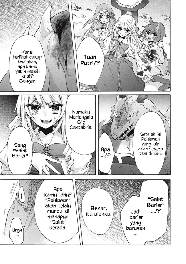 "Kukuku....... Yatsu wa Shitennou no Naka demo Saijaku" to Kaiko sareta Ore, Naze ka Yuusha to Seijo no Shishou ni Naru Chapter 15.1 - halaman 13