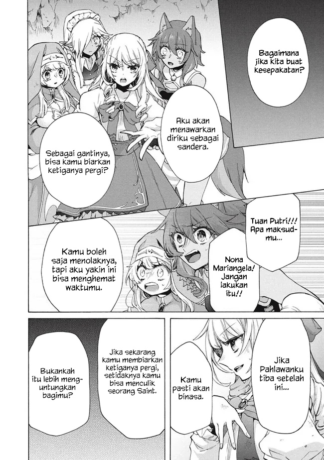 "Kukuku....... Yatsu wa Shitennou no Naka demo Saijaku" to Kaiko sareta Ore, Naze ka Yuusha to Seijo no Shishou ni Naru Chapter 15.1 - halaman 14