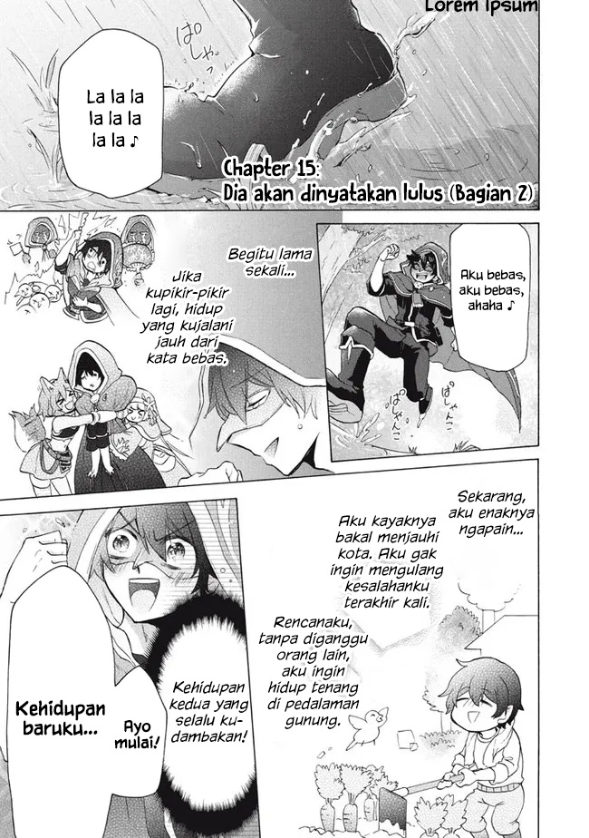 "Kukuku....... Yatsu wa Shitennou no Naka demo Saijaku" to Kaiko sareta Ore, Naze ka Yuusha to Seijo no Shishou ni Naru Chapter 15.2 - halaman 2